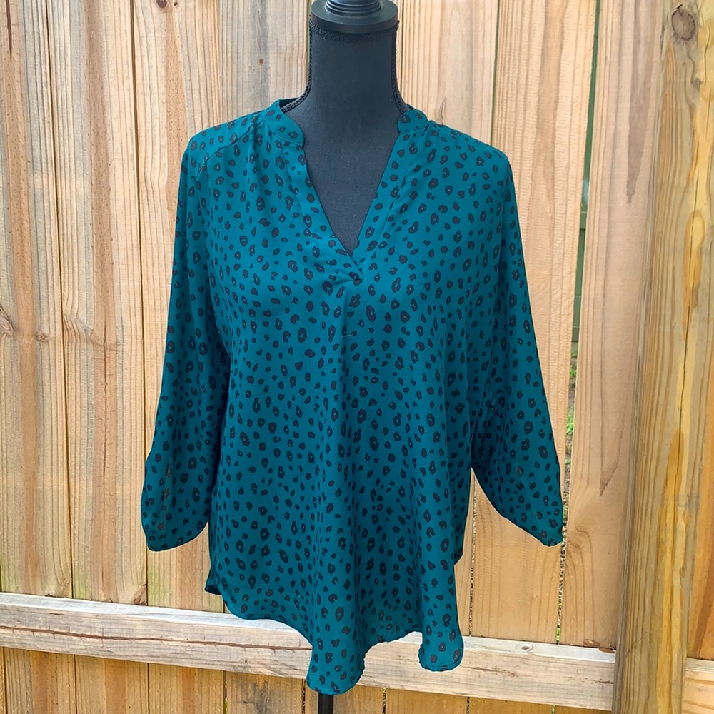 Warren Split Neck Blouse